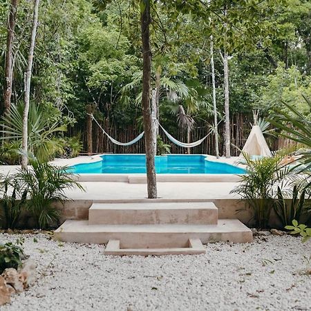 Lunita Jungle Experience Hotel Puerto Morelos Bagian luar foto