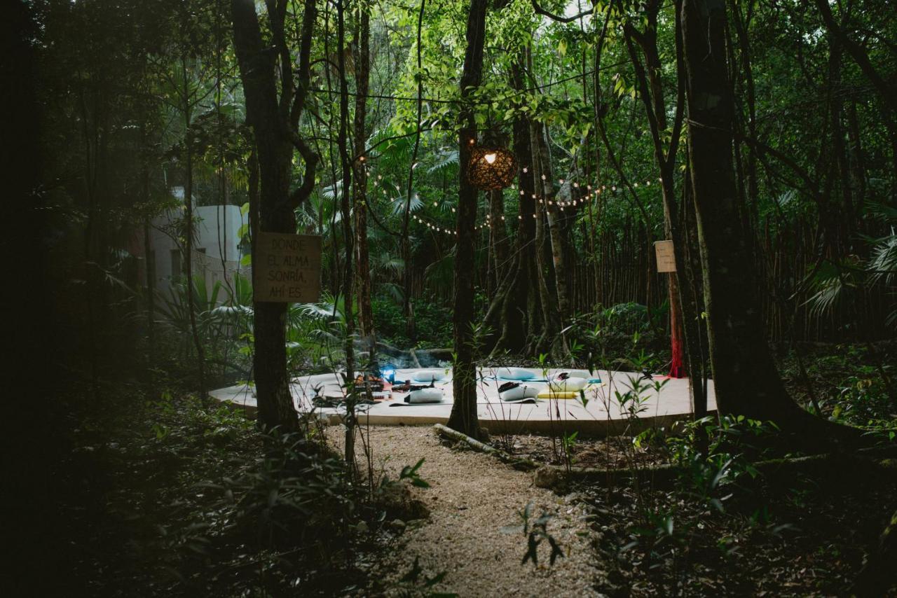 Lunita Jungle Experience Hotel Puerto Morelos Bagian luar foto