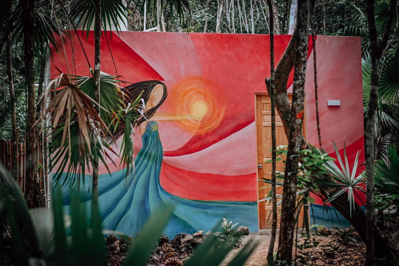 Lunita Jungle Experience Hotel Puerto Morelos Bagian luar foto