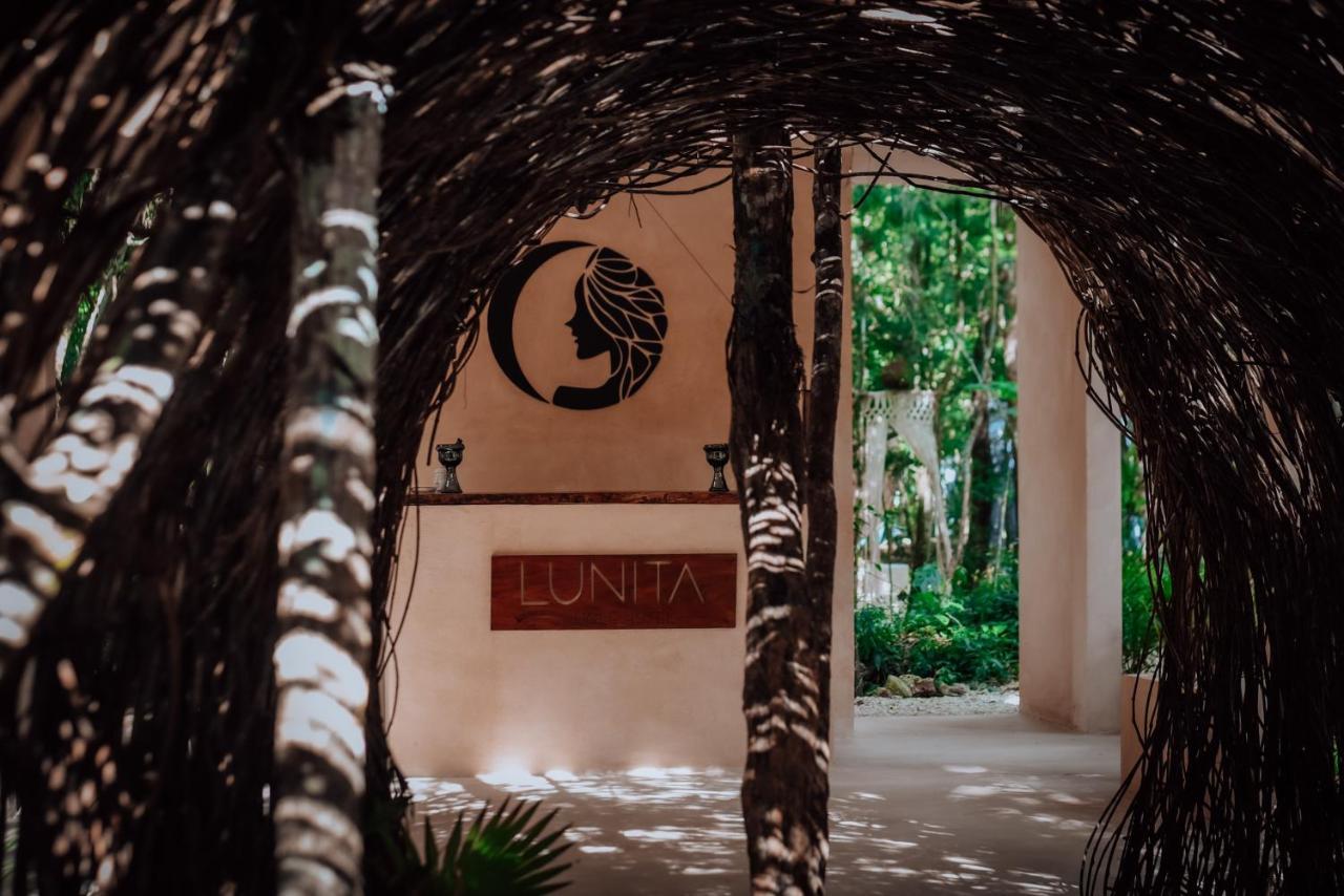 Lunita Jungle Experience Hotel Puerto Morelos Bagian luar foto